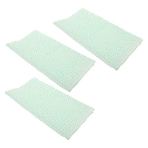 MAGICLULU 3pcs Cotton Waffle Bath Towels Ultra Absorbent Quick Dry Face Washcloths Soft Comfortable Towels for Hotel Spa Gym Home Use