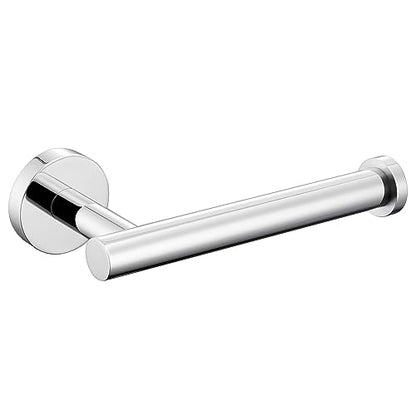 Toilet Paper Holder for Bathroom Paper Storage, Polished Chrome | Rustproof 304 Stainless Steel, Space-saving Drilling Wall Mounted, Rock-solid Hanging Tissue Holder for Restroom, Powder room - color: Polished Chrome