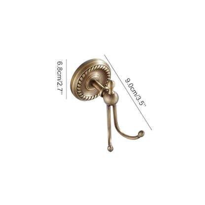 Antique Bronze Robe Hooks for Bathroom Towel Hook Storage Hook Wall Mounted - color: Towel Hook