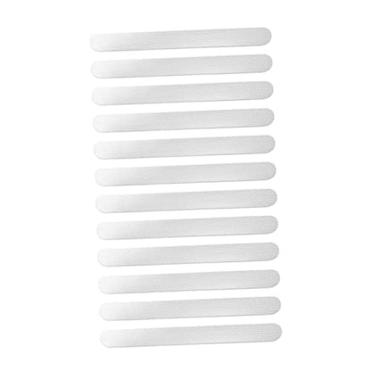 ULTECHNOVO 12pcs Slip Shower Stickers for Bathtub Safety Transparent Non Skid Strips Easy to Install for Bathroom Kitchen Stairs Floors and Swimming Pools