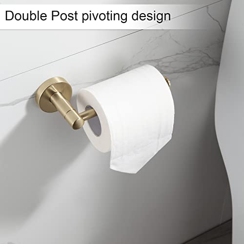 BGL Bathroom Accessory Set Brushed Gold 4 Pieces Towel Rack Set - color: Brushed Gold, size: 4 PIECES