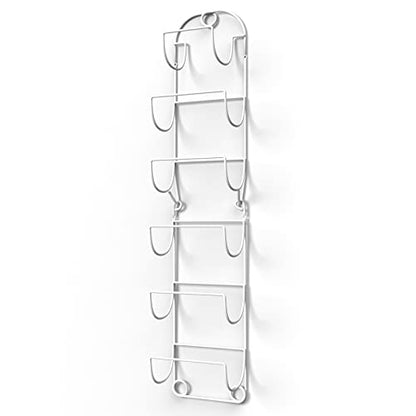 Towel Racks for Bathroom Wall Mounted Metal Wine Rack Towel Shelf Towel Holder for Bath White - color: White