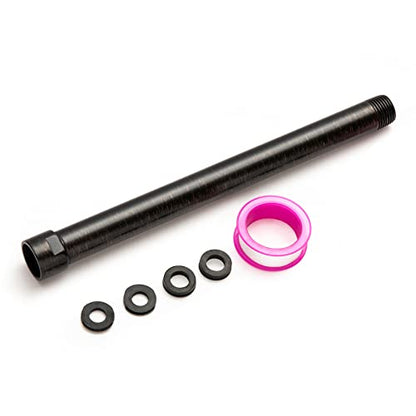 OFFO Shower Head Extension Arm, 10 in Oil Rubbed Bronze Shower Arm Extension Shower Head Extender Made of 304 Stainless Steel Shower Pipe Extension - color: Oil Rubbed Bronze, style: 10 in