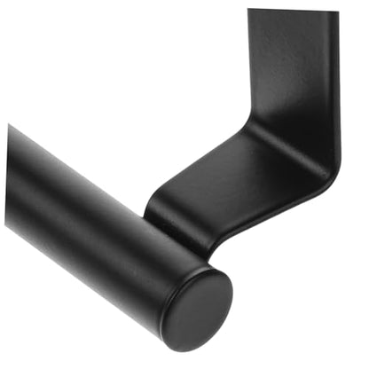 WOONEKY Stainless Steel Over Door Towel Rack Space-Saving Towel Holder for Bathroom and Kitchen and Stylish Cabinet Door Hanger for Multiple Finish