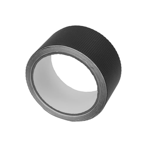 ONTWIE Rubber Grip Tape, Non Slip Tape for Handles, Anti Slip Tape, Making Handles or Contact Surfaces Safer (Black, 1.97in x 9.84ft)