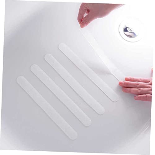 OUNONA 15Pcs Anti-Slip Tape Sticker, EVA Bathroom Safety Strips | Easy to Install, White Elegant Finish, Doorway and Corridor Use, Prevents Slipping