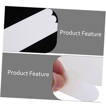 SOLUSTRE 36pcs Transparent Slip Bath Safety Stickers Adhesive Shower Treads for Bathtubs Floors Stairs Non Slip Strips Enhance Traction - size: 36 Pcs