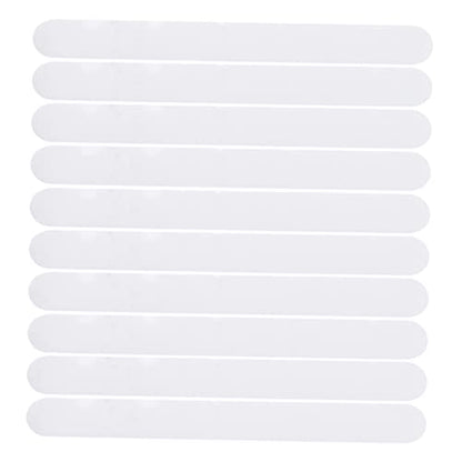 ABOOFAN 24pcs Transparent Slip Bath Safety Strips Stickers for Bathtubs Showers Stairs and Floors Non Slip Traction for Bathroom Use - size: 24 pcs