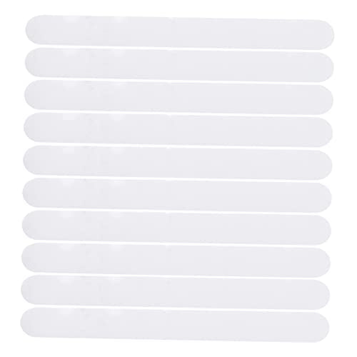 ABOOFAN 24pcs Transparent Slip Bath Safety Strips Stickers for Bathtubs Showers Stairs and Floors Non Slip Traction for Bathroom Use - size: 24 pcs