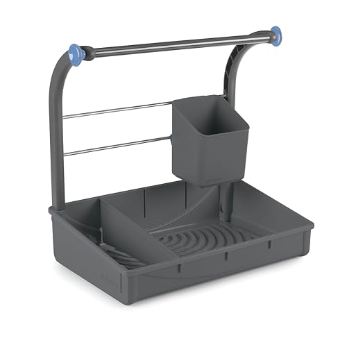 Polder Under Sink Storage Caddy, Kitchen and Bathroom Organization and Storage with Tray, Easy-to-Assemble, 16.75" x 10.5" x 16.5"