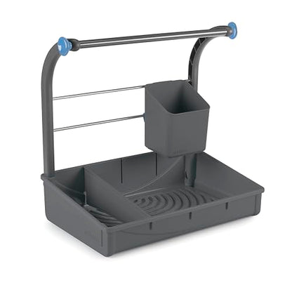 Polder Under Sink Storage Caddy, Kitchen and Bathroom Organization and Storage with Tray, Easy-to-Assemble, 16.75" x 10.5" x 16.5"