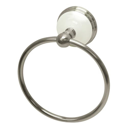 Kingston Brass BA1114SN Victorian Towel-Ring, 6-Inch, Brushed Nickel - color: Brushed Nickel