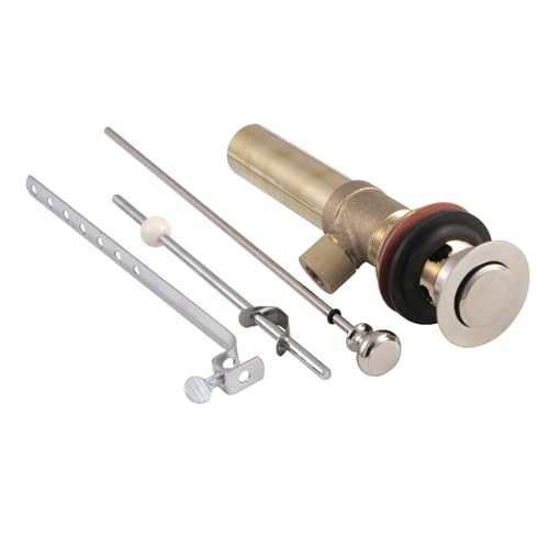 Kingston KB2006 Pop-Up Drain with Overflow, 22 Gauge, Polished Nickel - color: Polished Nickel