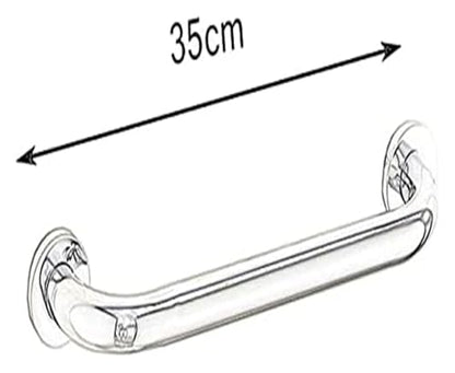 Grab Rails Bathroom Copper Grab Bar, Polished Chrome Anti-Slip Grab Rails for Bathtub, Safety Shower Handrails Support Rail, Towel Rack, Looks Good and Very Secure Toilet