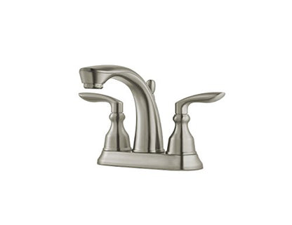 Pfister LG48CB1K Avalon Two Handle Centerset Lavatory Faucet - CEC - color: Brushed Nickel, size: 4 Inch