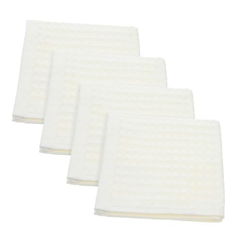 4pcs Waffle Cotton Bath Towels Quick-Drying and Highly Absorbent Facecloths for Spa-Like Bathroom Lightweight and Comfortable for Daily Use and Fitness