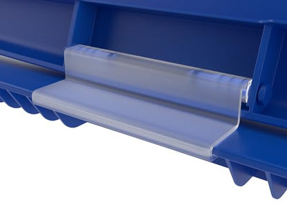 Rev-A-Shelf 32 Qt Under Sink Garbage Can Lid for Base Kitchen and Bathroom Cabinet, Replacement Plastic Trash Bin Lid Only, Blue, RV-32-LID-22-1 - color: Blue, size: 32 QT