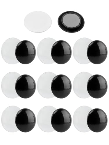 Magnetic Shower Curtain Weights, 10Pack Heavy Duty Shower Liner Weights with Rubber Covered, Rust-Free Curtain Counterweight, Windproof for Drapery, Tablecloth & Outdoor Flag - color: Black