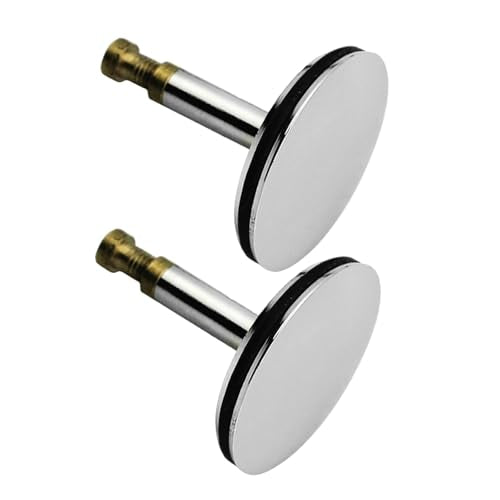 2Pcs Bathtub Drain Stopper Bathroom Bath Tub Sink Plug Replacement 43mm Bathtub Stopper Replacement