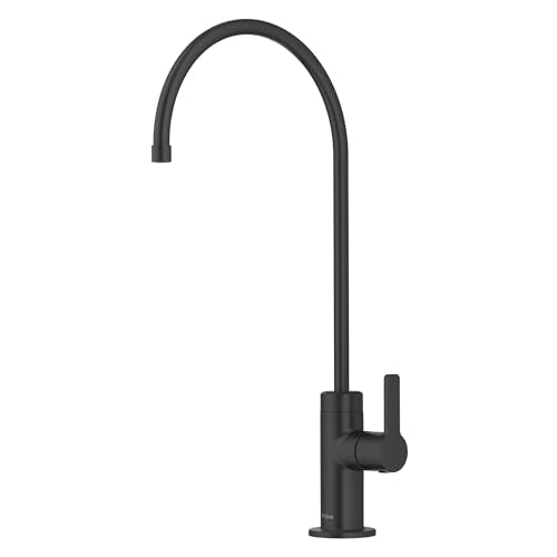 KRAUS Oletto Single Handle Drinking Water Filter Faucet for Reverse Osmosis or Water Filtration System in Matte Black, FF-103MB - color: Matte Black, style: Filter Faucet
