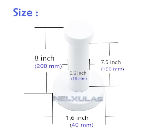 Classic White Stainless Steel Single Super Heavy Duty Wall Mount Hook, Coat Hanger, Bath Towel Hooks (8", 4 PCS) - size: 8" , 4 PCS