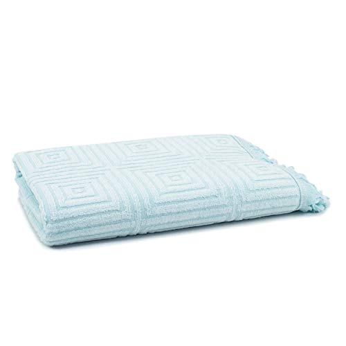 East'N Blue Troya Premium Rayon Derived from Bamboo Bath Towel (Cielo) - color: Cielo