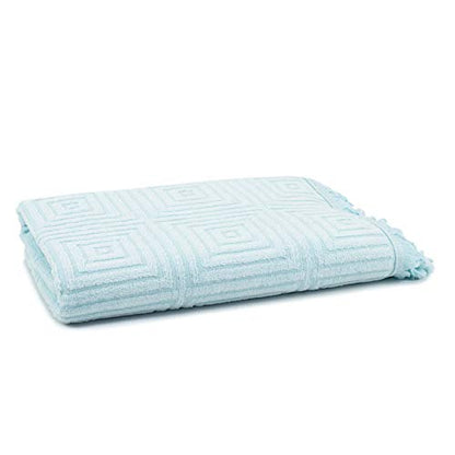 East'N Blue Troya Premium Rayon Derived from Bamboo Bath Towel (Cielo) - color: Cielo
