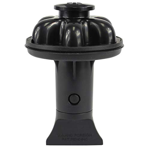 Danco 10768A | Disposal Genie II Garbage Disposal Strainer and Stopper, Kitchen Sink Drain Splash Guard with Food Scraper, Black, 1-Pack - color: Black