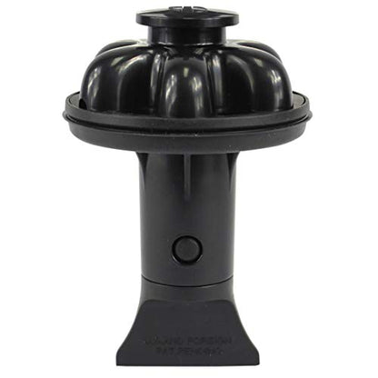 Danco 10768A | Disposal Genie II Garbage Disposal Strainer and Stopper, Kitchen Sink Drain Splash Guard with Food Scraper, Black, 1-Pack - color: Black