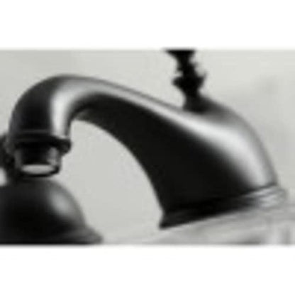 Kingston Brass KS3966PX Restoration Widespread Bathroom Faucet, Polished Nickel, 6.5 x 3.5 x 3.06 - color: Polished Nickel