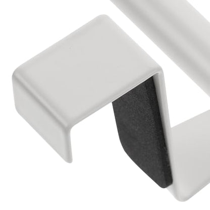 Stainless Steel Over Door Towel Rack Hanging Hand Towel Holder for Cabinets Space-Saving Organizer for Bathrooms and Kitchens Elegant Design for Easy Access