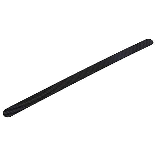 Anti-Skid Tape, 38x2cm Bathroom Anti Slip Tape Safety No Skid Strip Adhesive Sticker for Bathtub Ceramic Floor Bathrooms, Stairs, Decking(Black) - color: Black