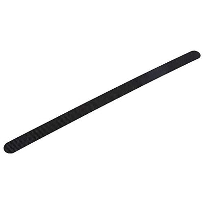 Anti-Skid Tape, 38x2cm Bathroom Anti Slip Tape Safety No Skid Strip Adhesive Sticker for Bathtub Ceramic Floor Bathrooms, Stairs, Decking(Black) - color: Black