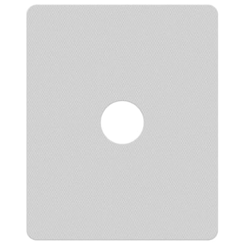 Kahuna Grip™ Non-Slip Bath & Shower Mat - Clear (26x32 w/6" Center Drain Hole) - size: 32" x 26" (Rectangular)