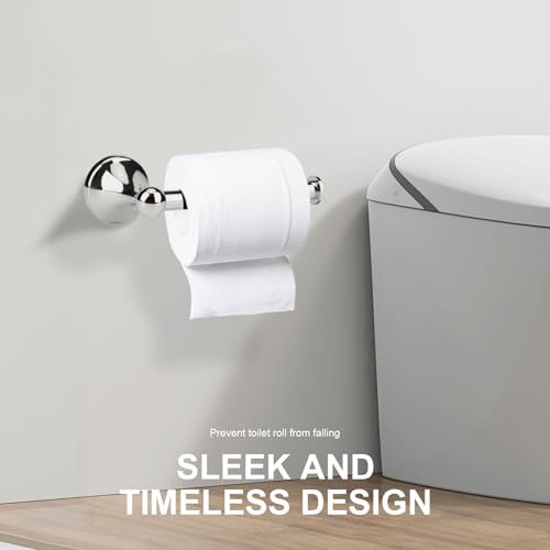 4 Piece Antique Bathroom Hardware Accessories Set Chrome,Towel bar Set 24 Inch Towel Bar Set,Towel Rack Set,Bathroom Towel Holder Set - color: Chrome