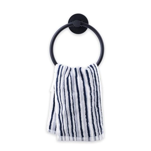 Magnetic Towel Ring Holder Hand Towel Rack for Kitchen Appliances | Securely Holds Damp Towels On Metal Appliances With A Rotatable Ring And Protective Magnet Design That Prevents Scratches.