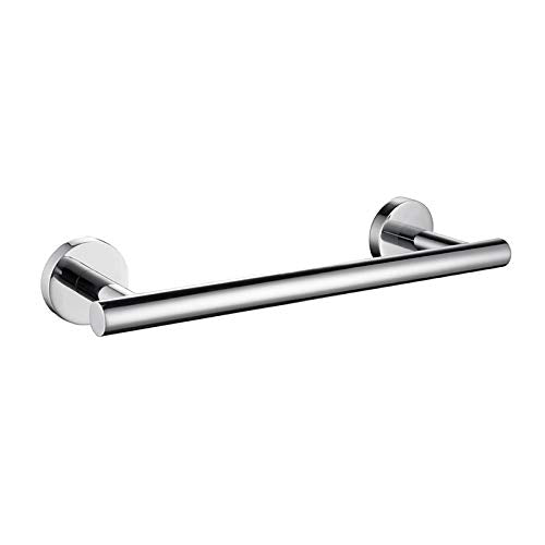 Nolimas Polished Chrome Bath Towel Bar Single Bars Towel Rack Rod Classic Wall Mounted Stainless Steel Bathroom Towel Bar Toilet Kitchen Towel Shelf Single Layer,9inch - color: Polished Chrome, size: 9inch