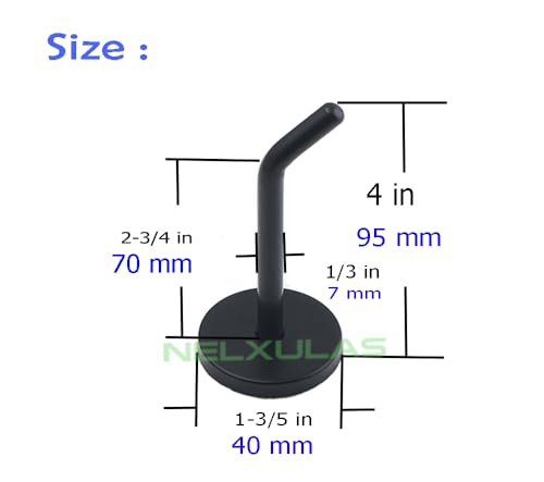 Classic Black Stainless Steel Heavy Duty Coat Hook, Durable Robe Hanger Wall Mount Hook, Perfect Touch Your Bathroom, Bedroom, Closets, Wardrobe, Kitchen (4", 4 PCS) - size: 4", 4 PCS