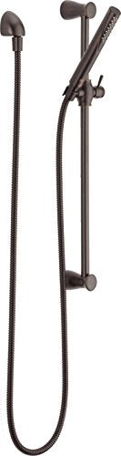 Delta Faucet Compel Slide Bar Hand Held Shower with Hose, Oil Rubbed Bronze Handheld Shower Head, Slide Bar Hand Shower, Bronze Handheld Shower, Detachable Shower Head, Venetian Bronze 57085-RB - color: Venetian Bronze