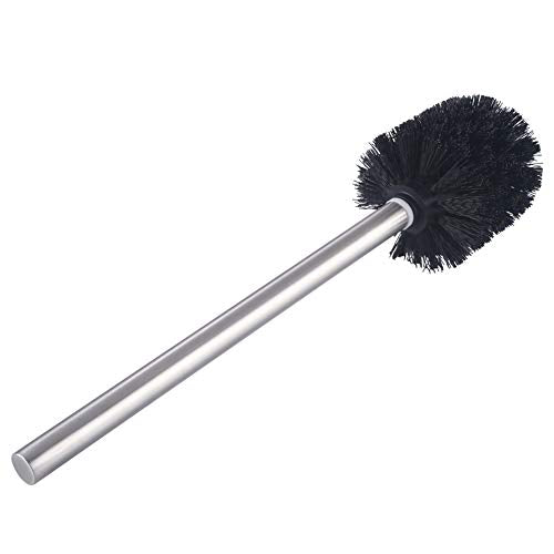 Angle Simple Toilet Brushes Refills, Toilet Bowl Scrubber Head 3 PCS | Replacement Toilet Brush Head Only, No Holder, Stainless Steel Wand with Sturdy Plastic Bristles for Easy Use