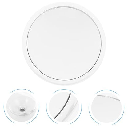Luxshiny Magnifying Makeup Mirror with Suction Cup 162mm Round Vanity Mirror 20x Magnification for Bathroom and Travel Use