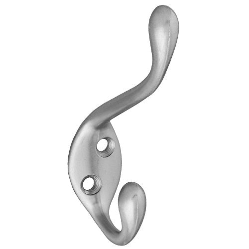National Hardware N331-082 V167 Heavy Duty Garment Hook in Satin Nickel