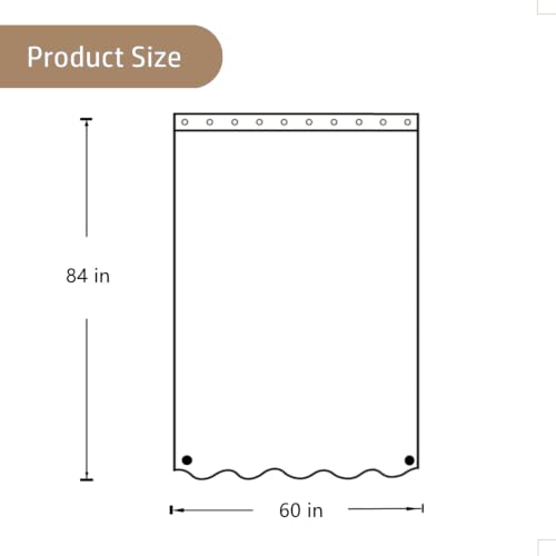 Felisa Stall Fabric Shower Curtain Liner with Large Magnets,Extra Long 60 x 84 inches Soft Cloth & Hotel Quality Shower Stall Curtain for Bathroom,Small Narrow Size Shower Curtain,White - color: White, size: 60"W x 84"L (Pack of 1)