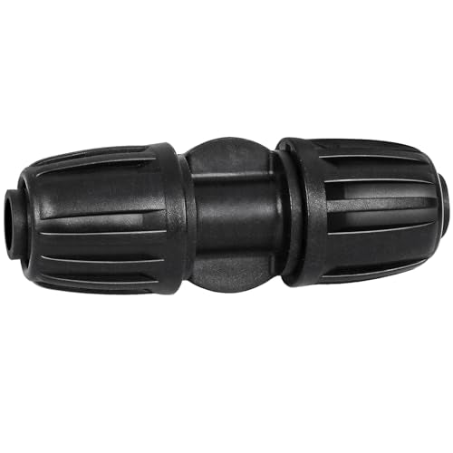 13 Pcs 1/2 Inch Drip Irrigation Coupling Fittings, Drip Line Lock Nut Barbed Coupler Connectors For 1/2 Inch Drip Tubing (0.60"-0.65" OD) Garden Irrigation System Anti-drop Connection Parts - size: 1/2 inch Coupling