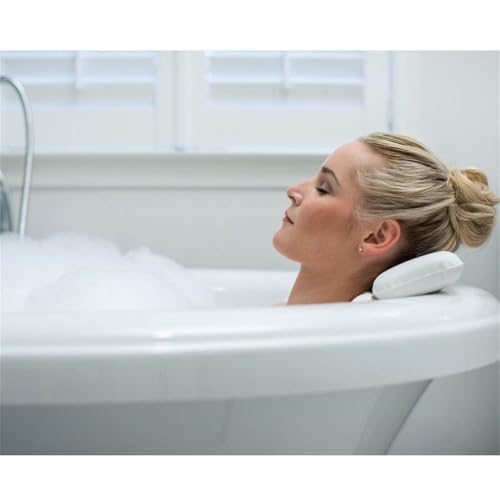 Suction Cup Non-Slip PU Waterproof Sponge Bath Pillow Bathtub Cushion