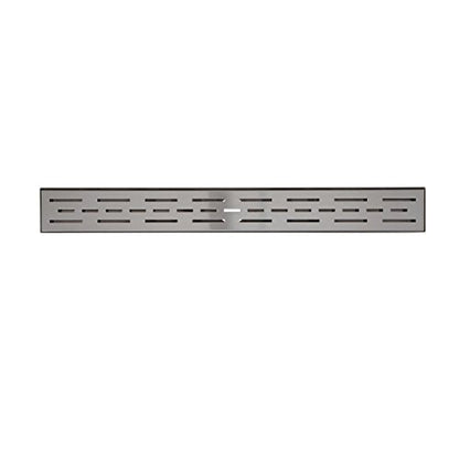 Signature Hardware 415626 Effendi 18" Linear Shower Drain with Flange - Brushed Stainless Steel