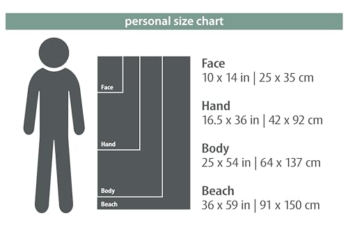 PackTowl Personal Ultralight Microfiber Camping and Travel Towel, Balance Print, Body - color: Balance Print, size: Body - 25 x 54 Inch