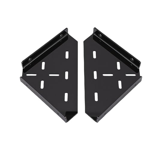 Brrnoo Shower Corner Shelf Matte Black Acrylic Wall Mounted Floating Shelf for Bathroom Kitchen Organizer Storage Space Saver Durable Rustproof Modern Stylish Design