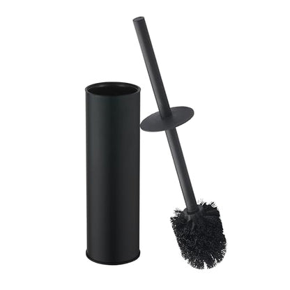 Toilet Brush and Holder,Stainless Steel Toilet Brushes for Bathroom with Holder 2pack Black - color: Matte Black