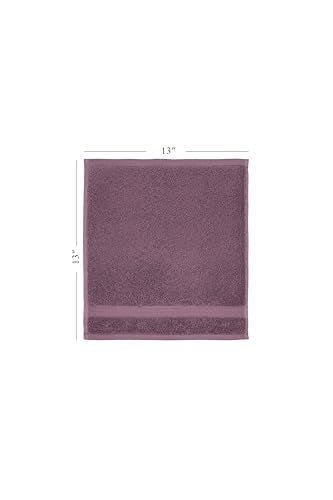 Ozdilek 6-Piece Bath Towel Set, 2 Bath, 2 Hand, 100% Cotton Turkish Towels, 2 Bath Towels (30x60/550 GSM), 2 Hand Towels (16x30/575 GSM), 2 Washcloths (13x13/600 GSM) (Orchid Purple) - color: Orchid